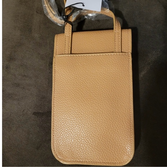 NWT~ Co Lab Vegan Leather Phone
& Card Crossbody / Color: Camel - Picture 2 of 8